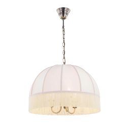 Citilux Базель CL407131 Люстра подвесная с бежевым абажуром