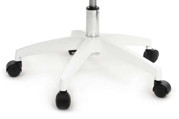 Кресло Oliver RCH W-203AC Белый пластик/Оранжевый