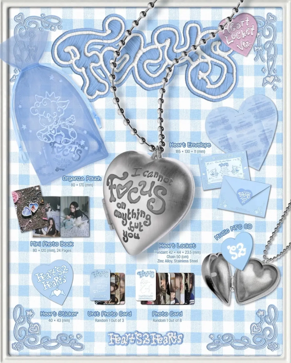 Альбом HEARTS2HEARTS - FOCUS [Heart Locket ver.]