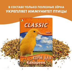 Уценка! Срок до 06.2024/ Корм для канареек FIORY Classic