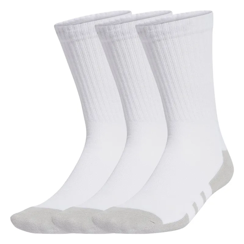 Теннисные носки Adidas Essentials Climacool Cushioned Crew 3P - white/grey two