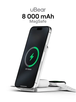 Внешний аккумулятор-док станция uBear MagSafe 3 в 1 Cruise 8000 mAh
