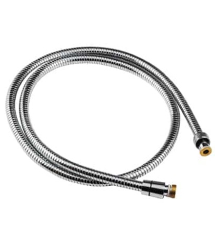 LE8034S Аксессуары Шланг душ.двухзаг.раст.1,5м до т2м TURN FREEсталь хромир.блистер