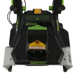 Greenworks GD82STK2 82В аккумуляторный снегоуборщик (1 x 2.5 Ач, ЗУ) ковш 56 см, выброс 6 м 2602507UA