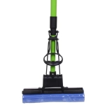 Швабра Селфи с губкой ПВА металлическая ручка 110 см(отжим один ролик) 8019