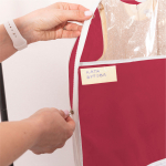 Чехол детский с карманами длинный 110х50 (бордовый)