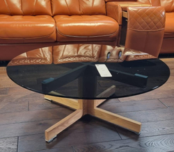 Стол журнальный YACHTLINE GRID Акация, Тиковое масло бесцветное Allendo