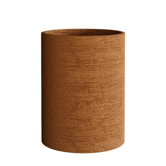 Кашпо Concretika Cylinder D50 H65 Erosia Ochre
