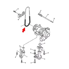 Yamaha 94580-25078-00 Цепь масляного насоса