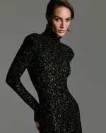 Платье макси Nova, Черный