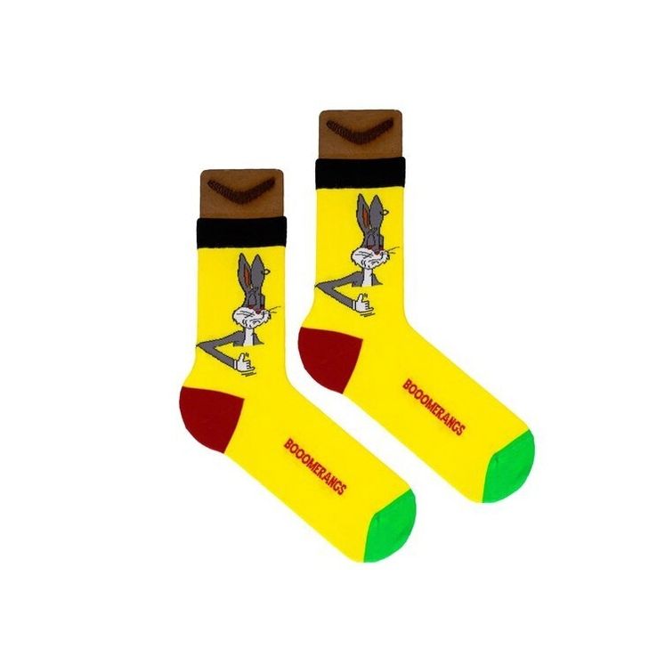 Носки BOOMERANGS Багз Банни, желтый
