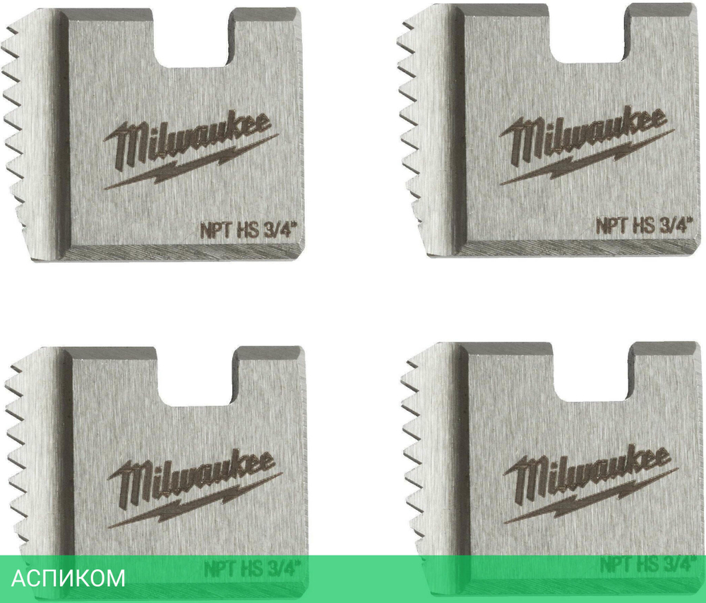 Плашка для резьбонарезного инструмента Milwaukee FPTD 3/4" NPT HS (48361108)