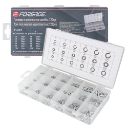 Гроверы и корончатые шайбы, 720пр. Forsage F-861