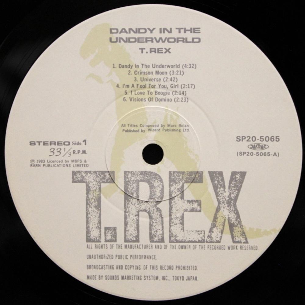 T. Rex / Dandy In The Underworld (LP)