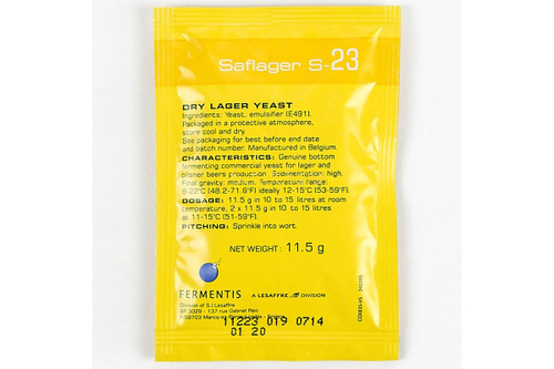 Дрожжи пивные Fermentis "Saflager S-23" 11,5гр.