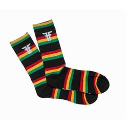 Носки Fallen TRADEMARK SOCK - BLACK / LIME