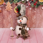 Снеговичок «С палочками» 23*11*10 см