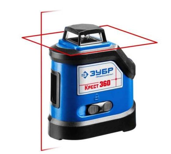 Нивелир лазер.лин. К 360,ЗУБР , 70м, точн. 0,3мм 34906
