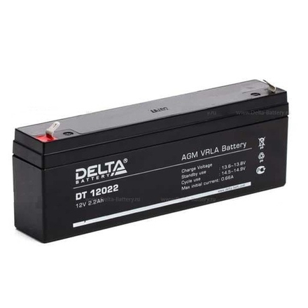 Батарея Delta DT 12022 (12V / 2.2Ah)