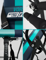 Инверсионный стол Vortex сине-бирюзовый с подушкой