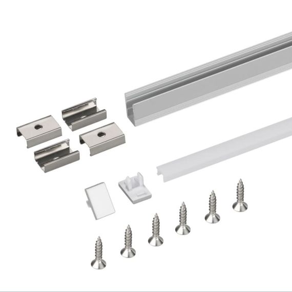 Профиль с экраном Arlight SL-MINI-8-H12-2000 ANOD+OPAL 036833