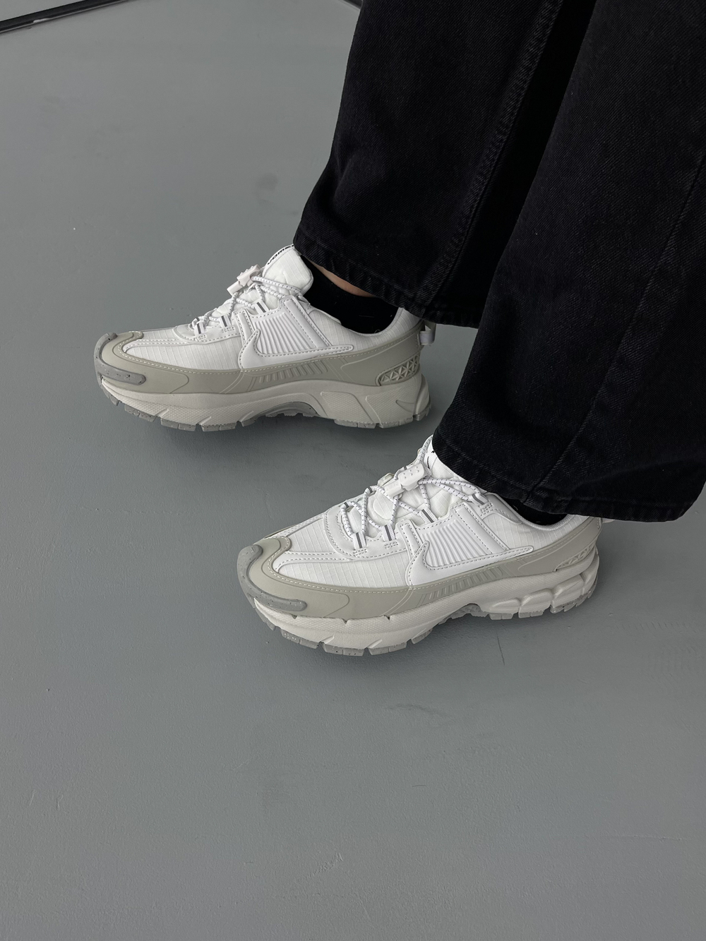 Кроссовки Nike Zoom V.R #5951 (бел.-сер.)