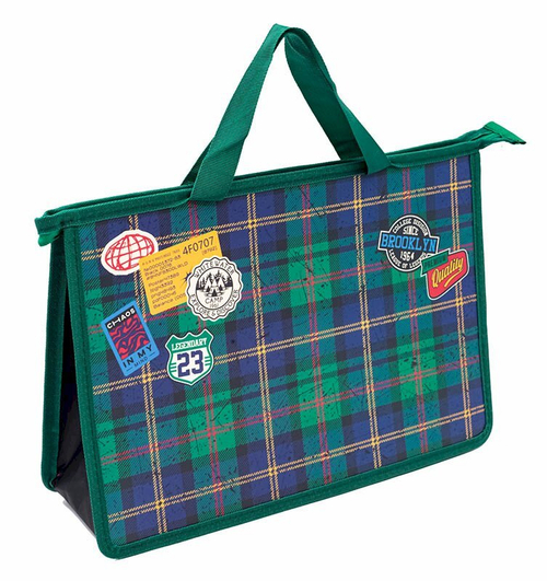 Папка для труда с ручками ПандаРог Travel, А4, 33,5x23x10 см, пластик