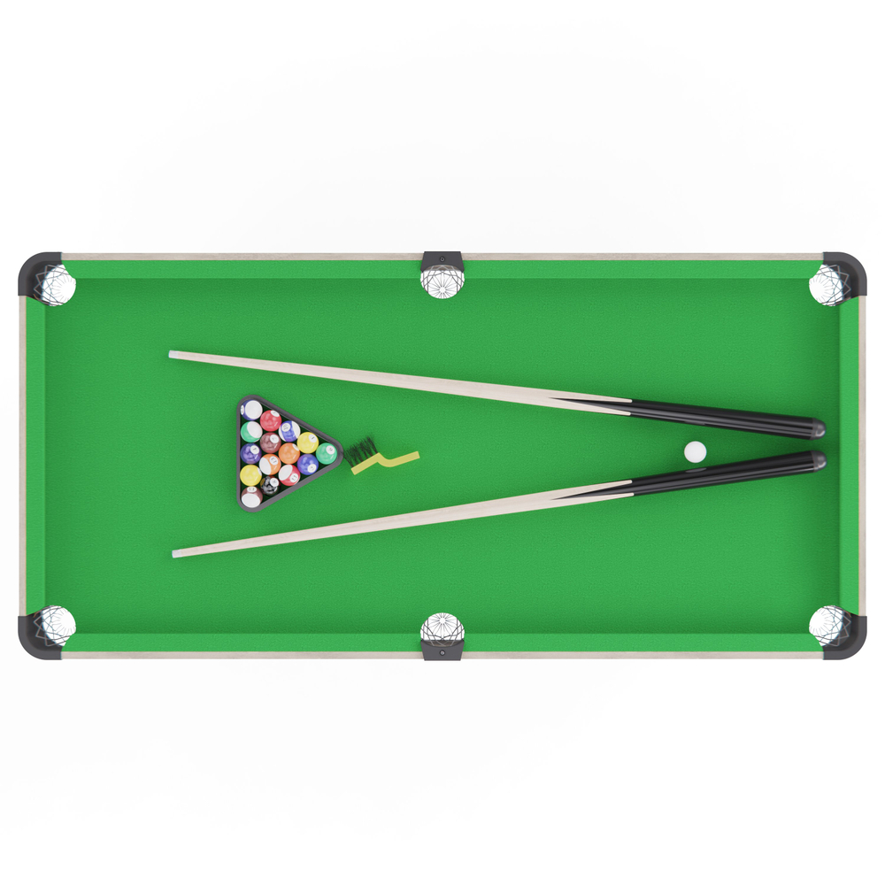 Бильярдный стол DFC 54" 135 x 65 см зеленый