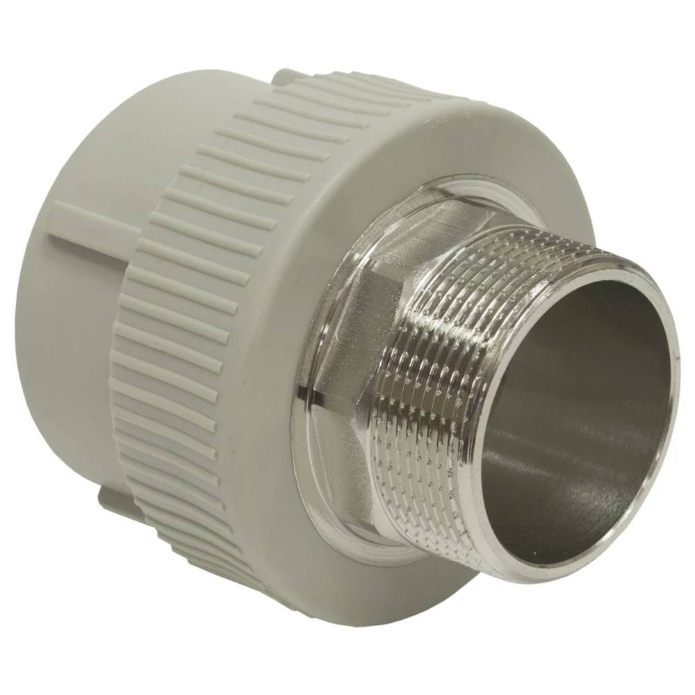 Муфта TEBO сер. PP-R комбинированная 25x1/2" НР (40/160), арт. 031020605