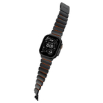 Ремешок Nomad Stratos Black Titanium Ultra Orange FKMдля Apple Watch 45/46/49mm