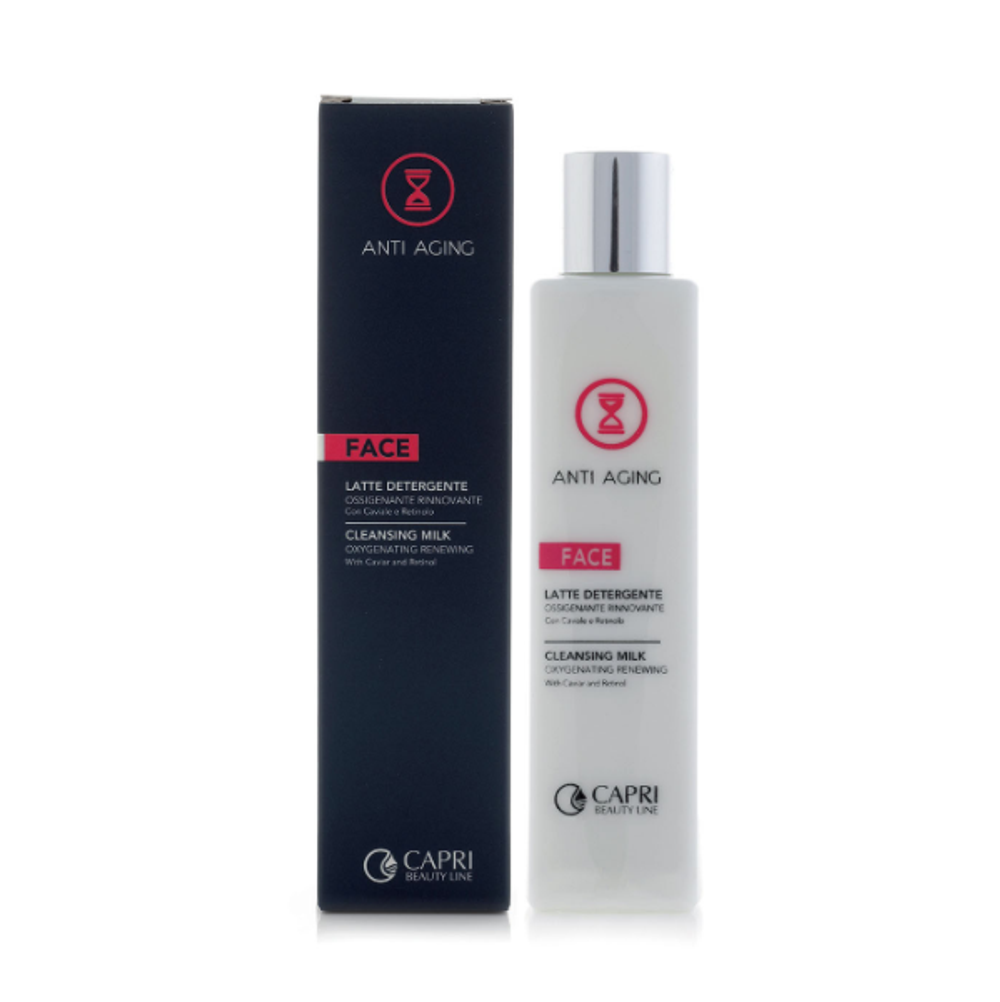 Очищающее молочко с экстрактом икры и ретинолом ANTI AGING
