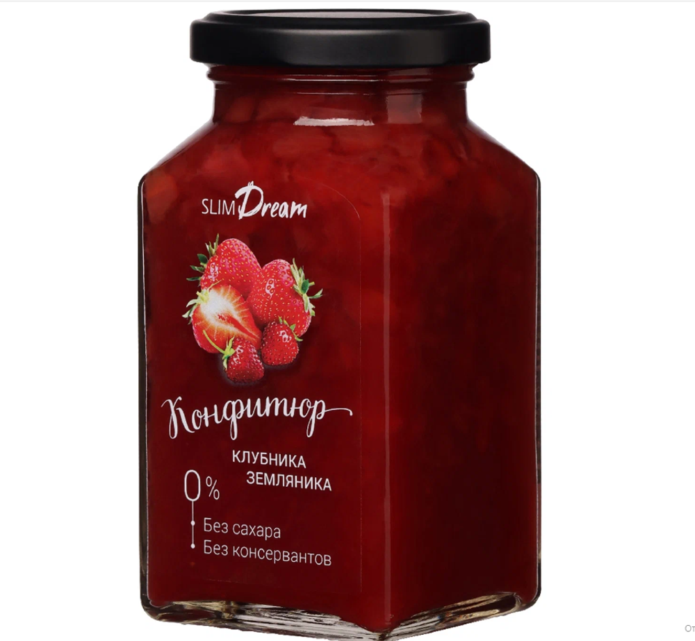 Конфитюр Slim Dream клубнично-земляничный без добавления сахара 300 г