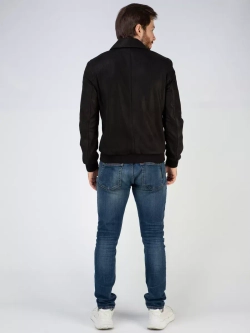 Кожаная куртка демисезонная замша