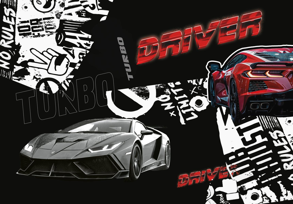 Настольное покрытие для лепки, пластик 330/230 "Driver 2026" (Пчёлка)