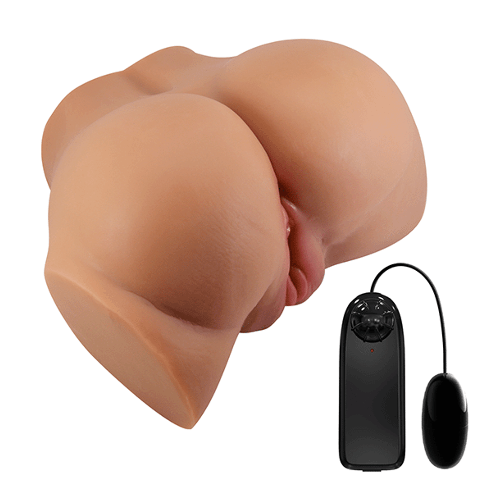 Вибромастурбатор 20,2х17,6х15см (вагина и анус) Baile Crazy Bull Emilia Realistic BM-009245Z-1