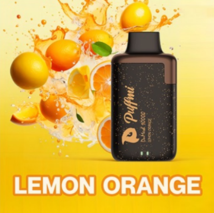 Puffmi Dumesh Lemon orange (Лимон-апельсин) 10000 затяжек 20мг Hard (2% Hard)