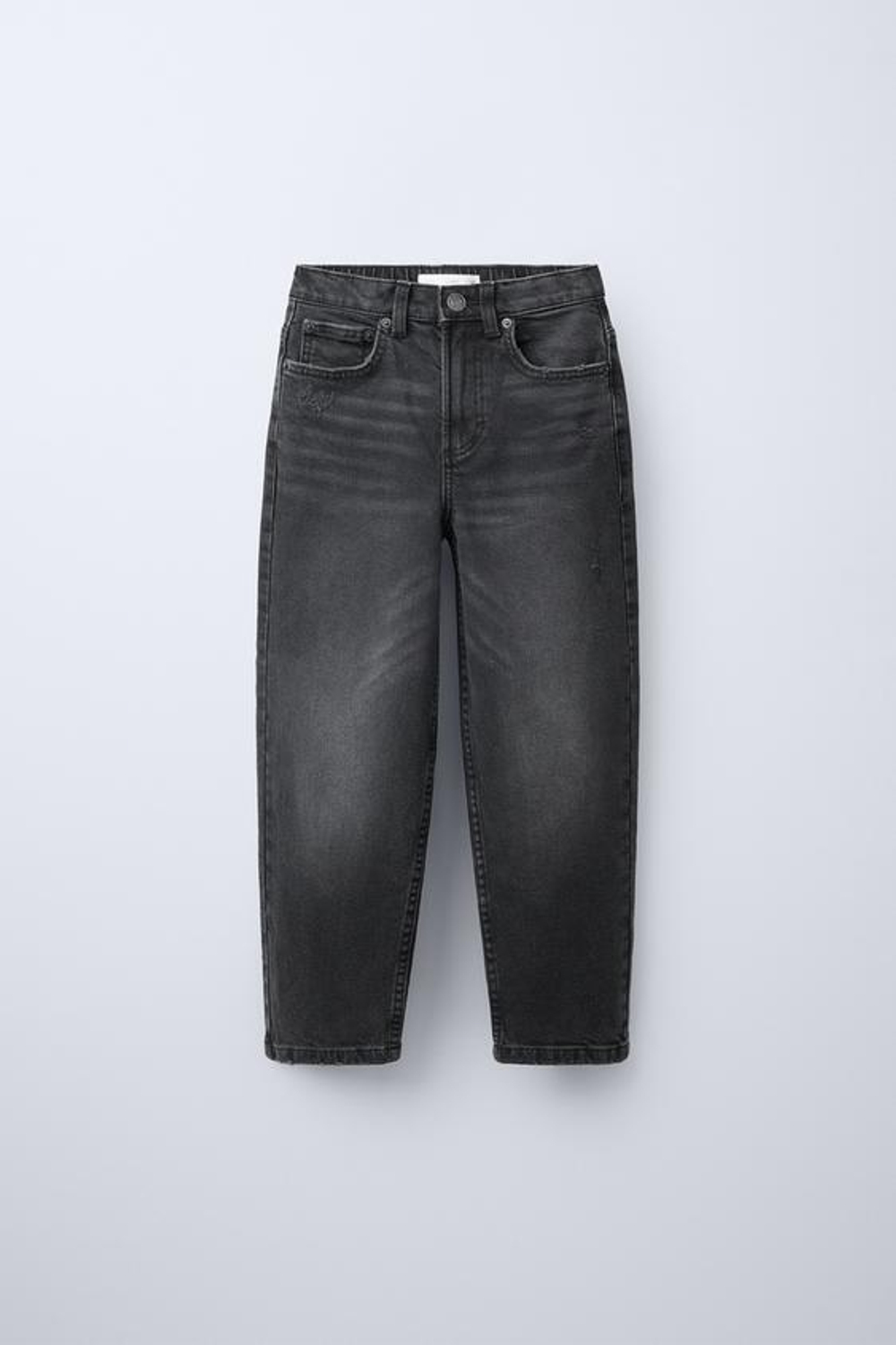 ZARA ДЖИНСЫ MOM FIT COMFORT, ЧЕРНЫЙ