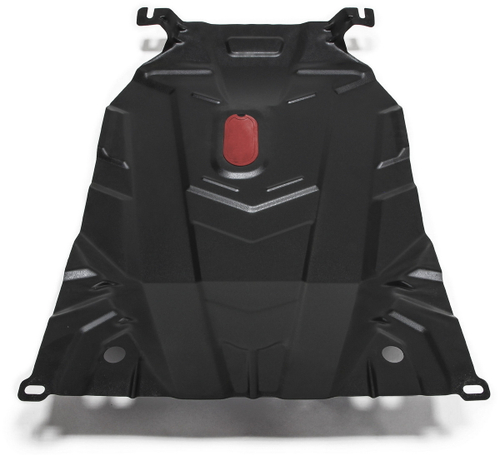 Защита картера и КПП АвтоБроня для Daewoo Nexia I рестайлинг (V - все) 2008-2016, штампованная, сталь 1.5 мм, с крепежом, 111.01310.1