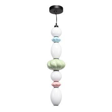 SL6134.453.01 Светильник подвесной ST-Luce черный/зеленый, розовый, синий, опаловый LED 1*32W 3000K FLORENTINI