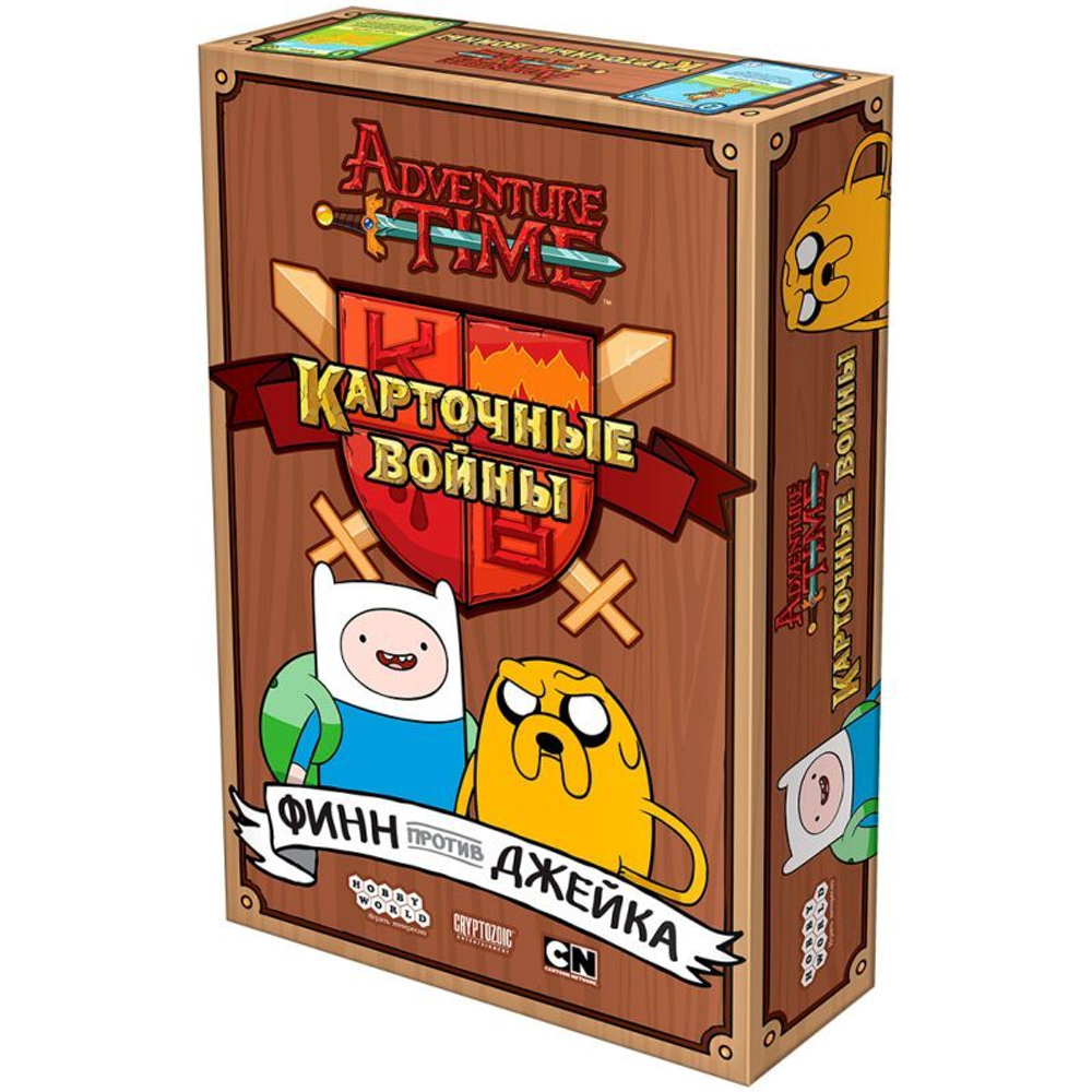 Настольная игра: "Время приключений. Карточные войны: Финн против Джейка"