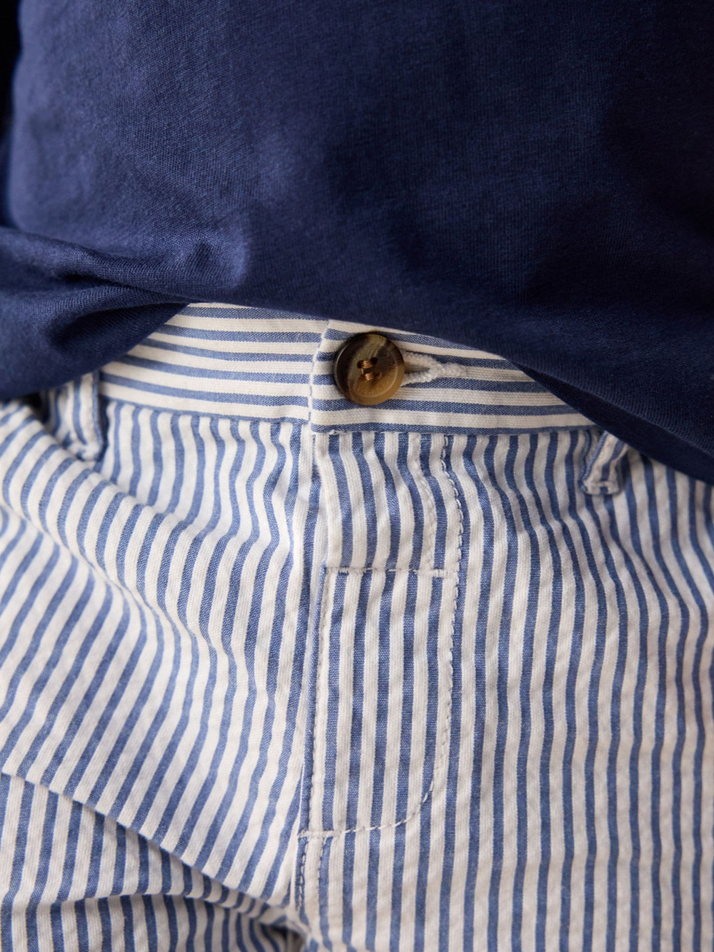 Шорты чинос для мальчика Next AG7-142, Синий, Белый