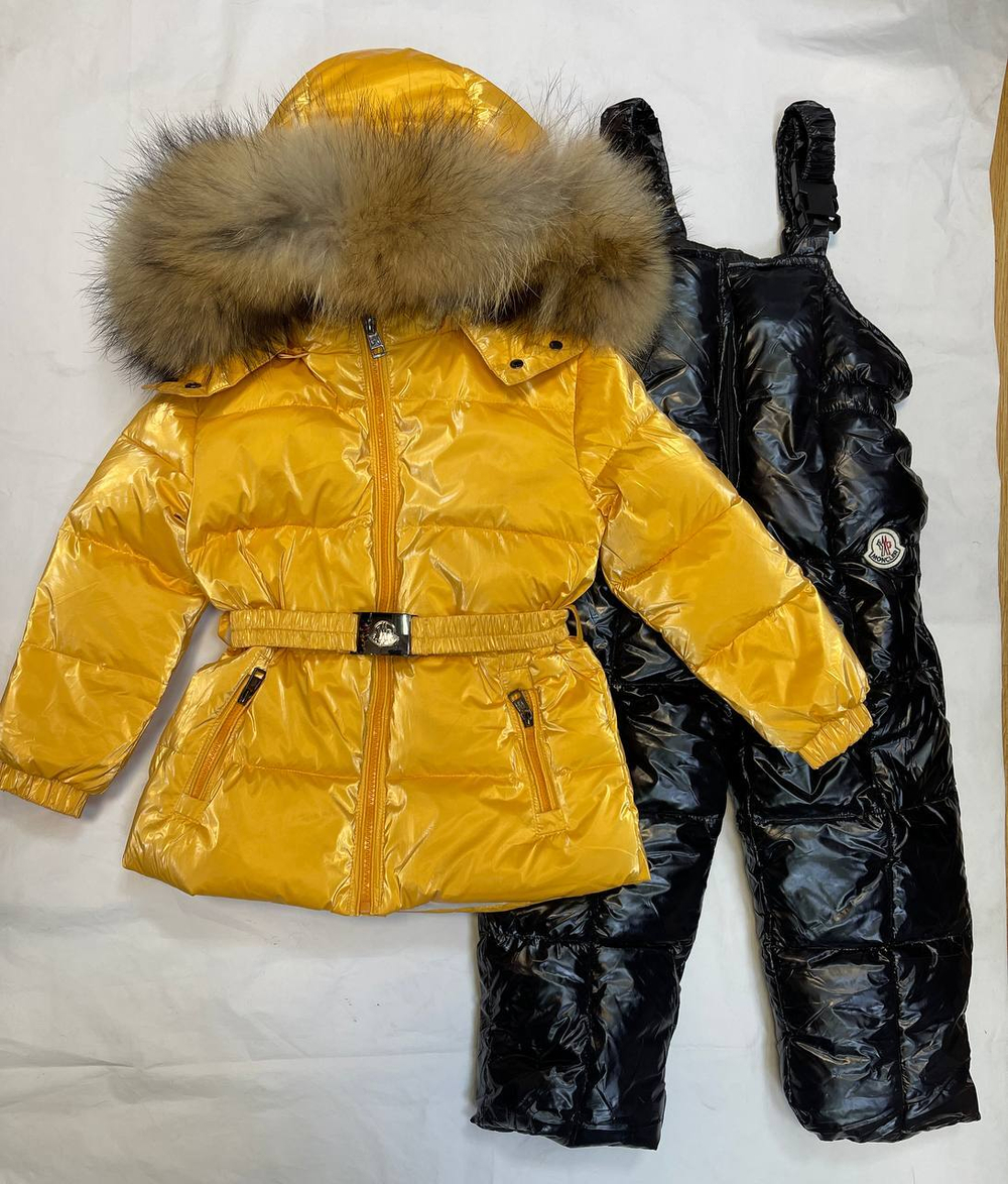 Костюм - пуховичок для детей Buba Moncler Yellow