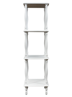 Этажерка Мебелик П 8 белый