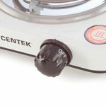 Настольная электрическая плита CENTEK CT-1508, 1000 Вт, 1 конфорка, 5 режимов нагрева, белая