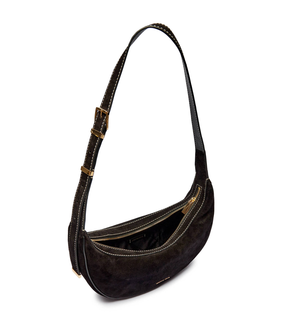 Кожаная сумка хобо Michael Kors - черный(32T4G1FC6S)