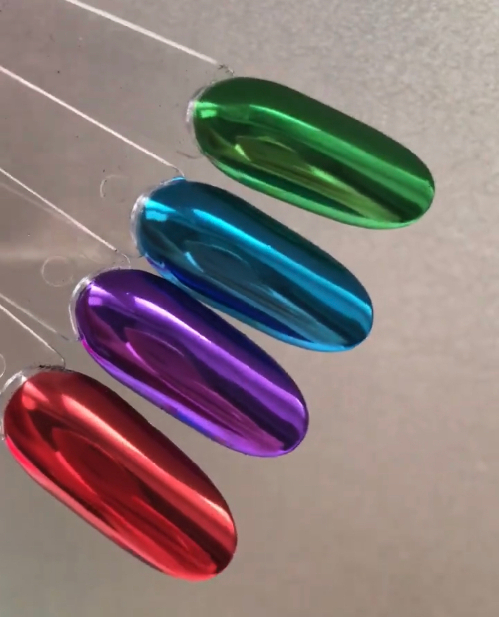 Цветной пигмент-втирка "Металлик", красный, 0,25гр