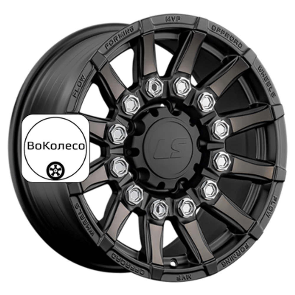 9x17/5x150 ET25 D110,1 RC87 MB+LBZSF (конус, Колпак+лого) LS FlowForming