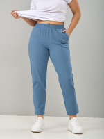 Брюки Бдж-129/джинс-морволна