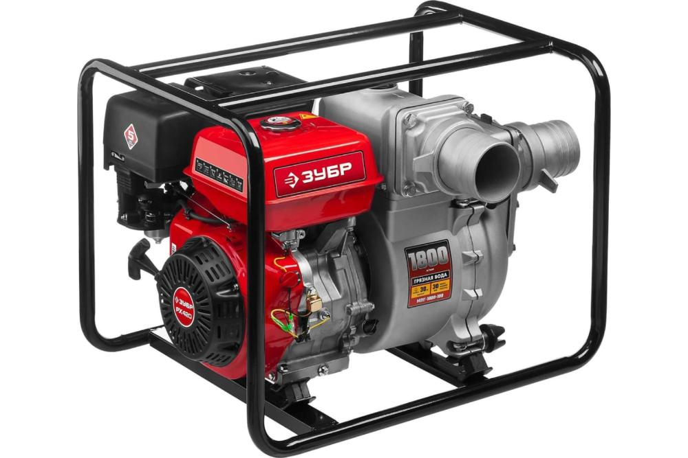 Мотопомпа бензиновая ЗУБР МПГ-1800