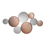 Malmo Зеркало с покрытием розовое золото 165X90